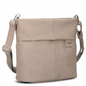 zwei Mademoiselle M8 - Schultertasche 25 cm cappuccino